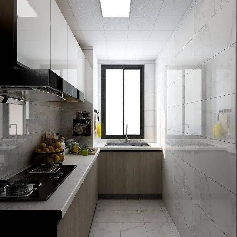 居巧分享90平现代简约三居装修效果图