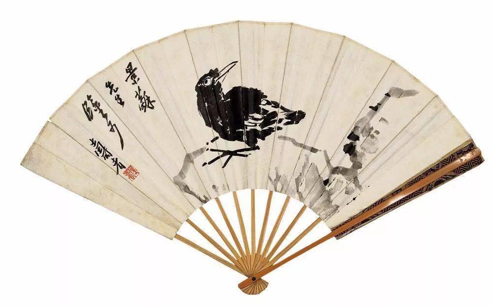 潘天寿扇作35幅,真清雅!_扇面