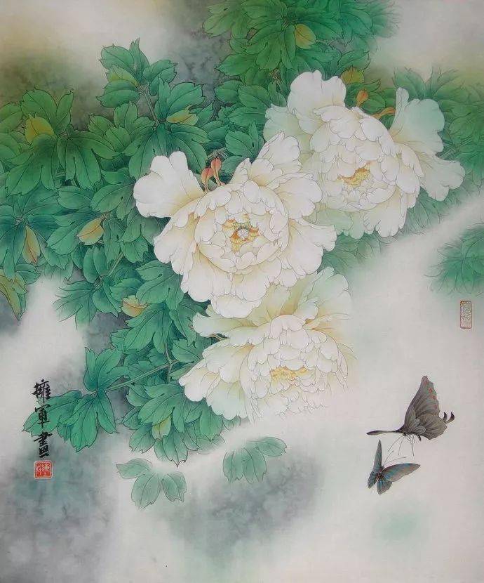 清新雅致陈拥军工笔花鸟画赏析55幅张张精彩