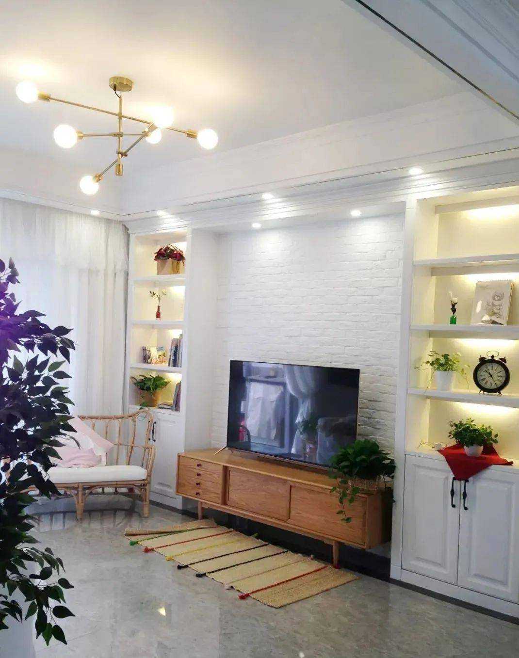 电视墙别乱装聪明人都这样打造电视墙太实用了