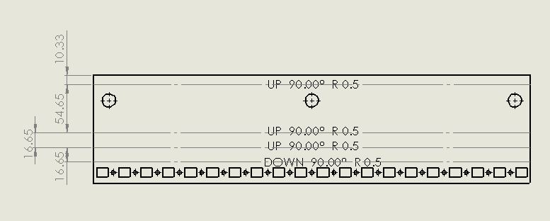 制作钣金件展开图及折弯图