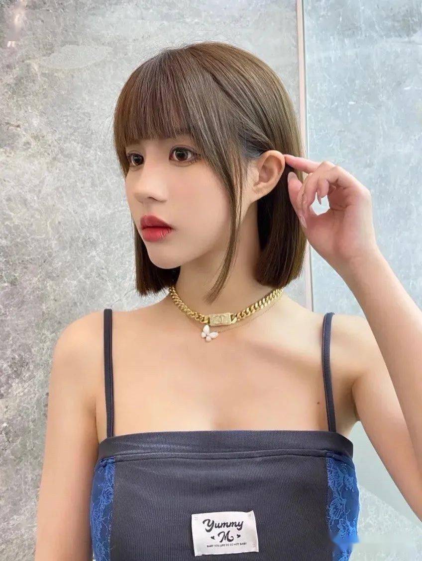 夏天你就缺一款免打理洗个头就a到爆的直短发