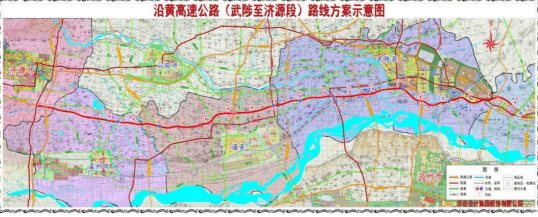 接河北省规划的清苑至魏县高速公路,向南经内黄县,安阳县,汤阴县,浚县