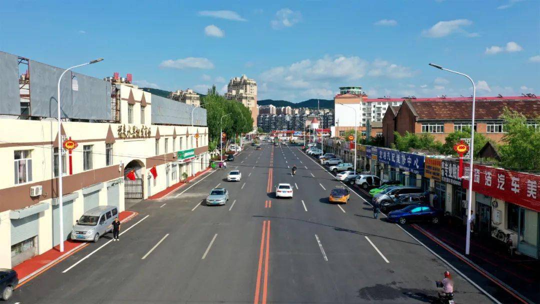 我市城市主干道北出口综合治理工程全面竣工_景观