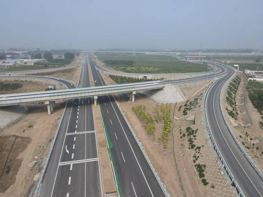 京德高速霸州连接线(迎宾道东延)通车啦!