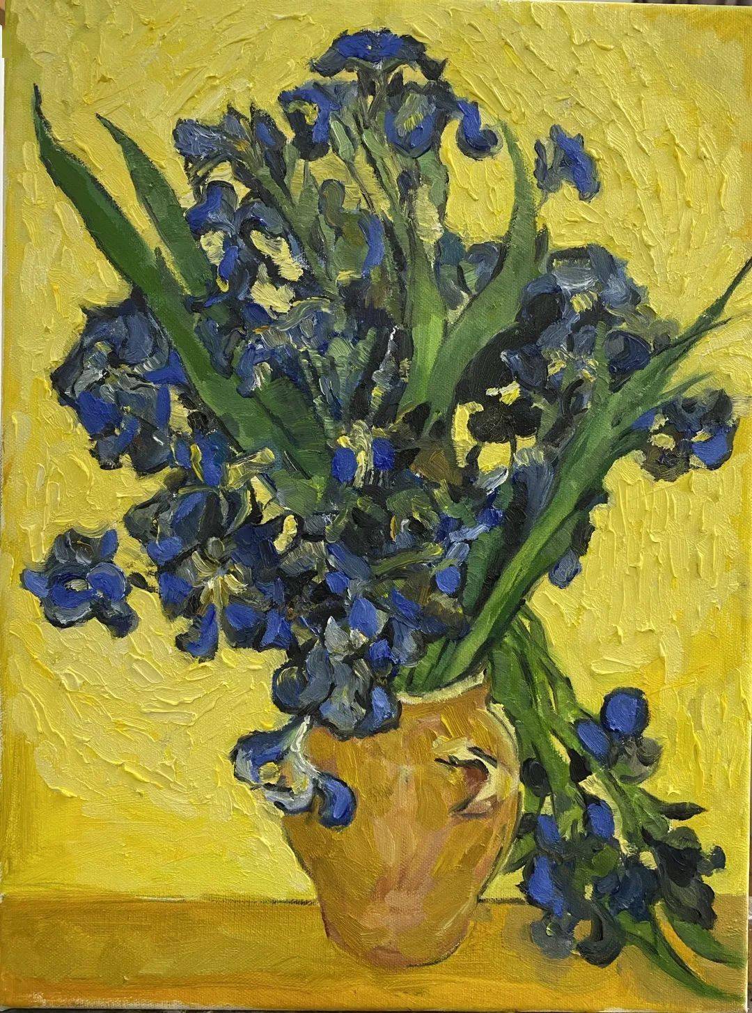 课程展|18视传《艺术选修:油画技法和临摹》_莫奈