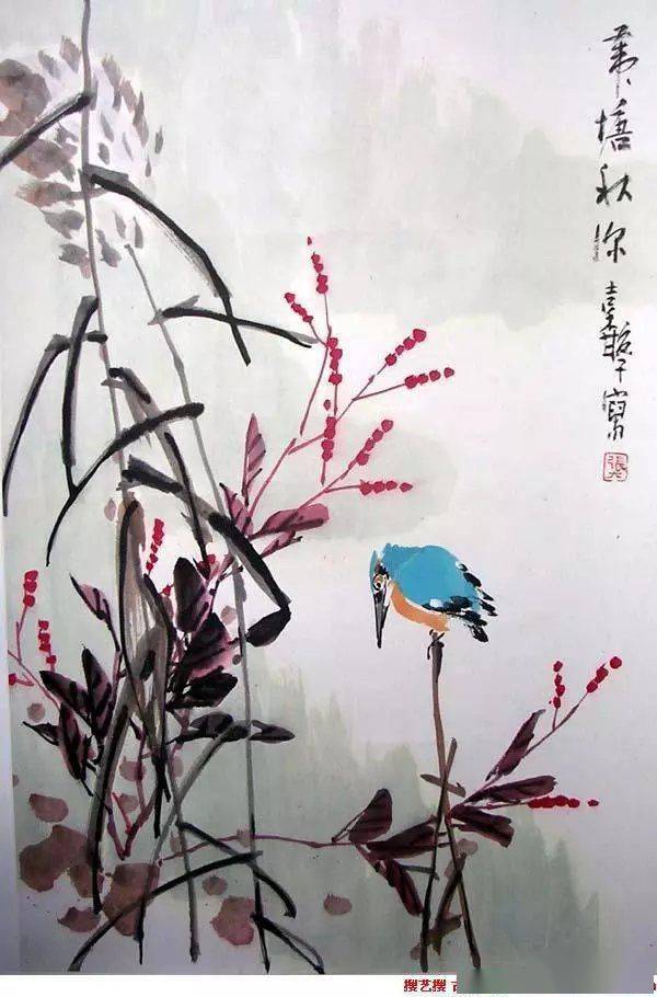 100幅国画翠鸟灵动之美