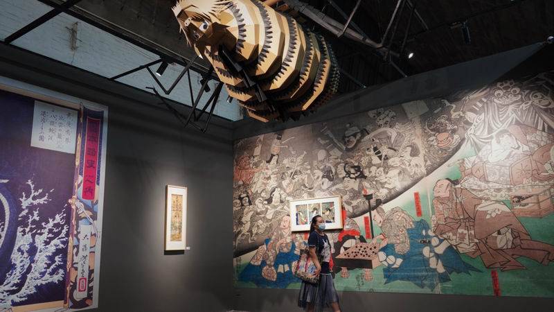 现场 浮世绘中的 百鬼夜行 北京呈现日本妖怪文化展 时代
