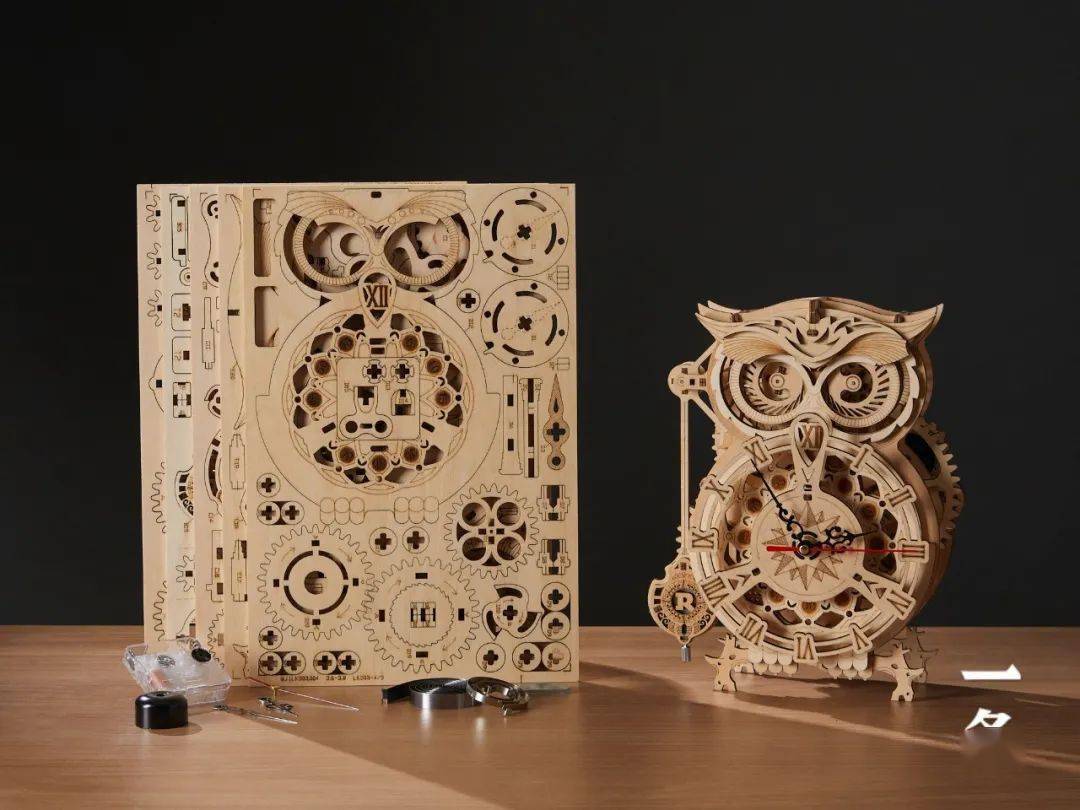 拥有这只猫头鹰,需要一点机械"魔法"_组装