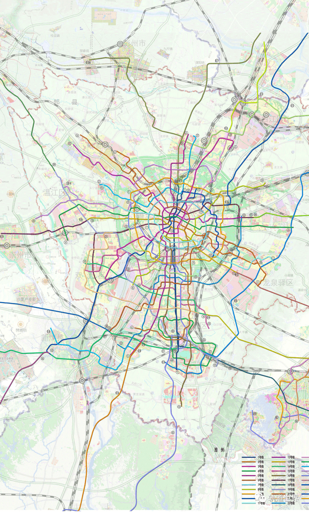 成都2021年地铁规划图图片