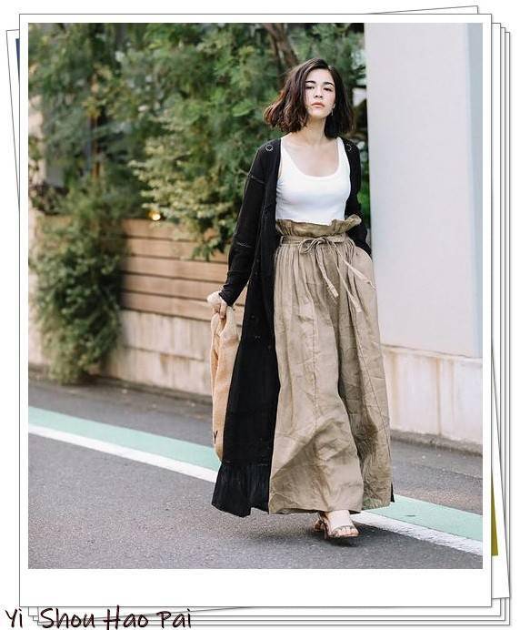 不用在意起皱50条亚麻裤的夏季流行搭配look分享