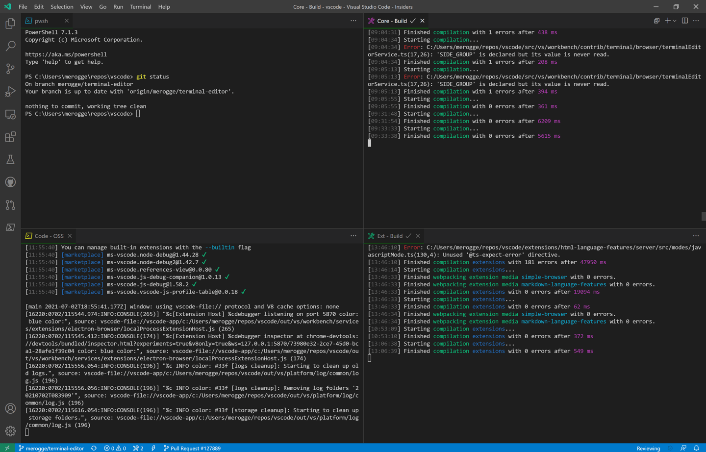 微软VS Code 1.58版本发布：编辑器终端及滚动条更加方便