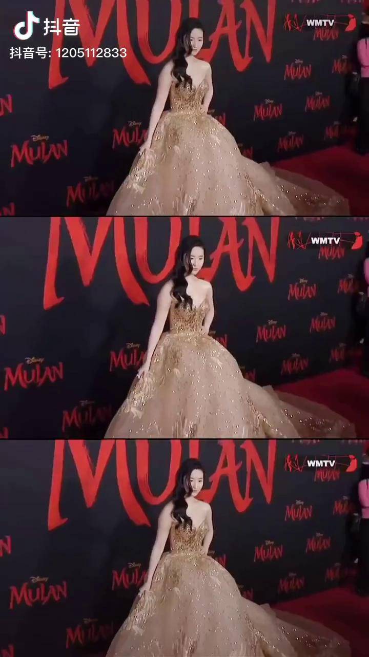 刘亦菲 亮相花木兰世界首映礼 ,外媒镜头下的状态还是好美～我们的