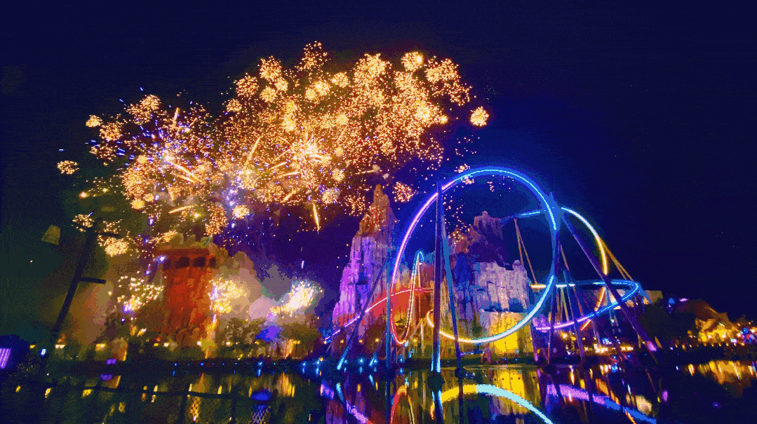 烟花秀,气球雨,四大乐园夜场全开,融创茂全场特惠狂欢!