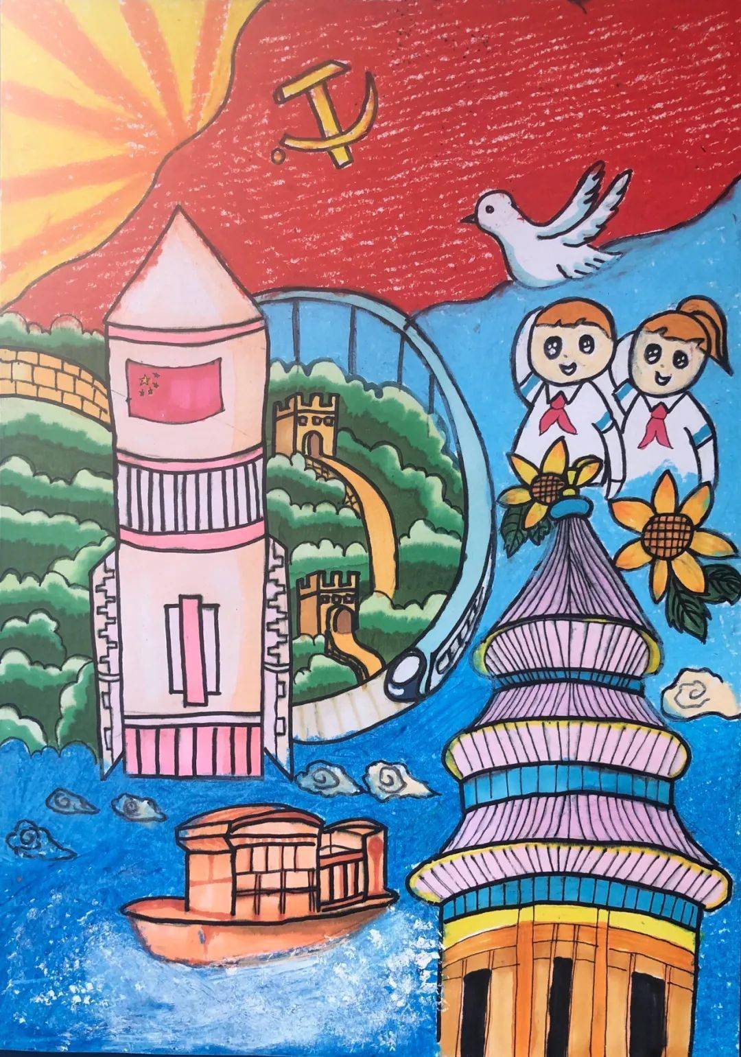 在喜迎建党100周年之际,纷纷大显身手,为党献上一份生日祝福