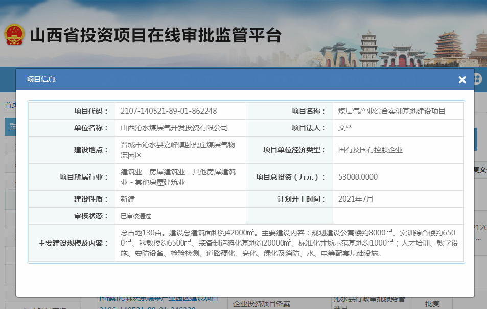 聚焦总投资53亿晋城大项目