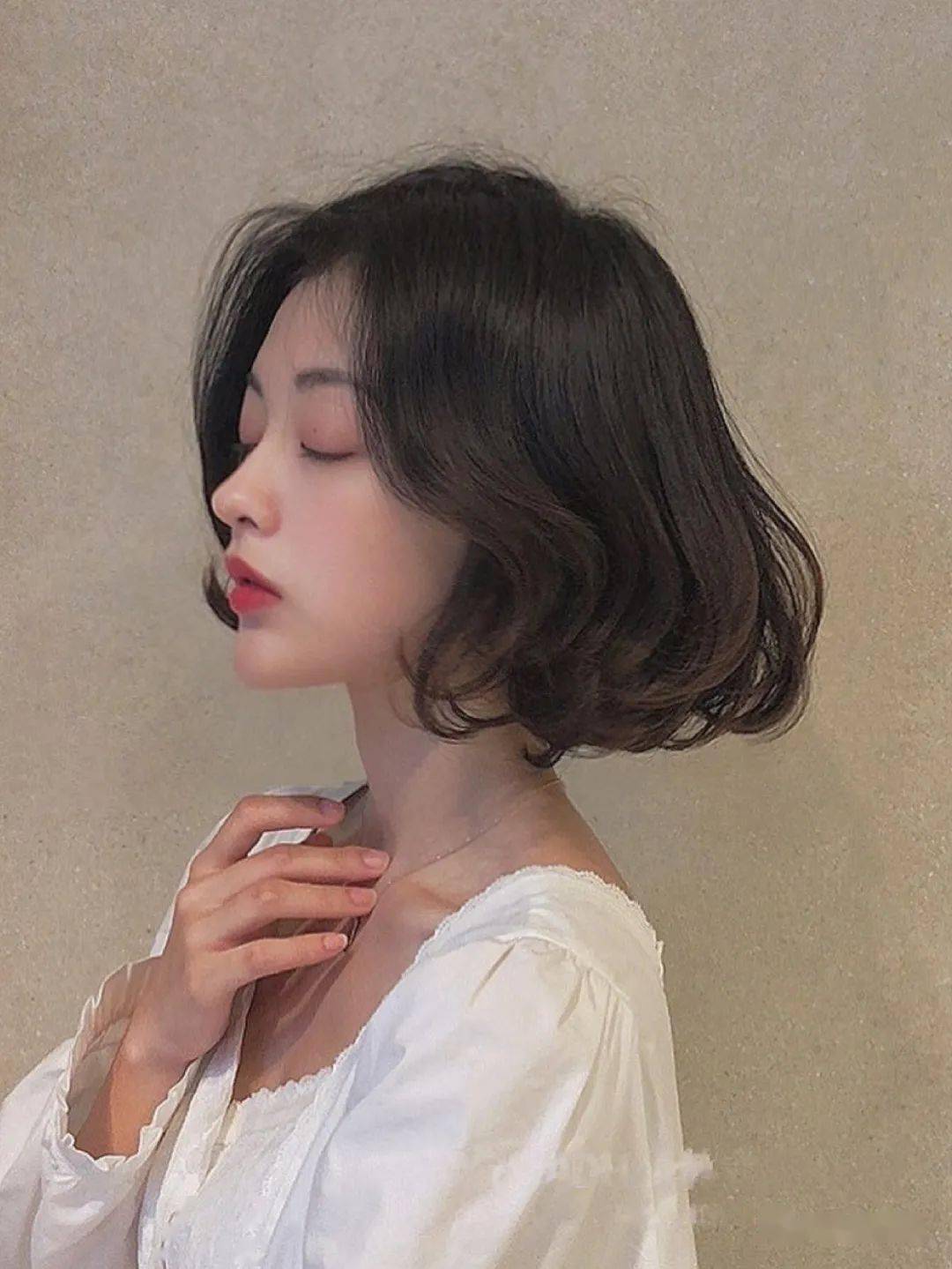 2021爆火初恋短发烫