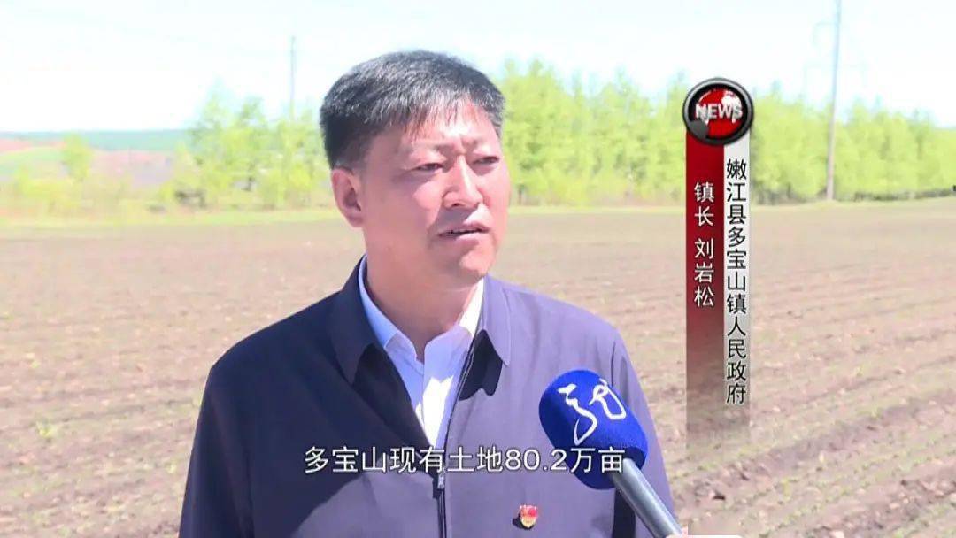 嫩江县多宝山镇镇长 刘岩松多宝山现有土地80.