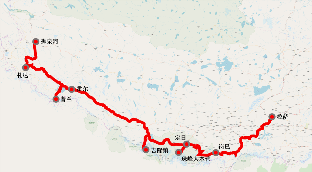 却涵盖了阿里大北线60%的精华景点,整个行程路况与住宿更佳,更是途径