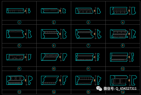 cad截面线画法图片