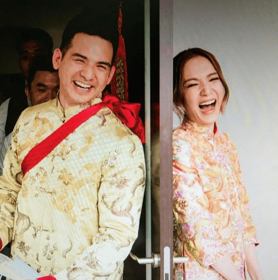 朱千雪婚礼图片