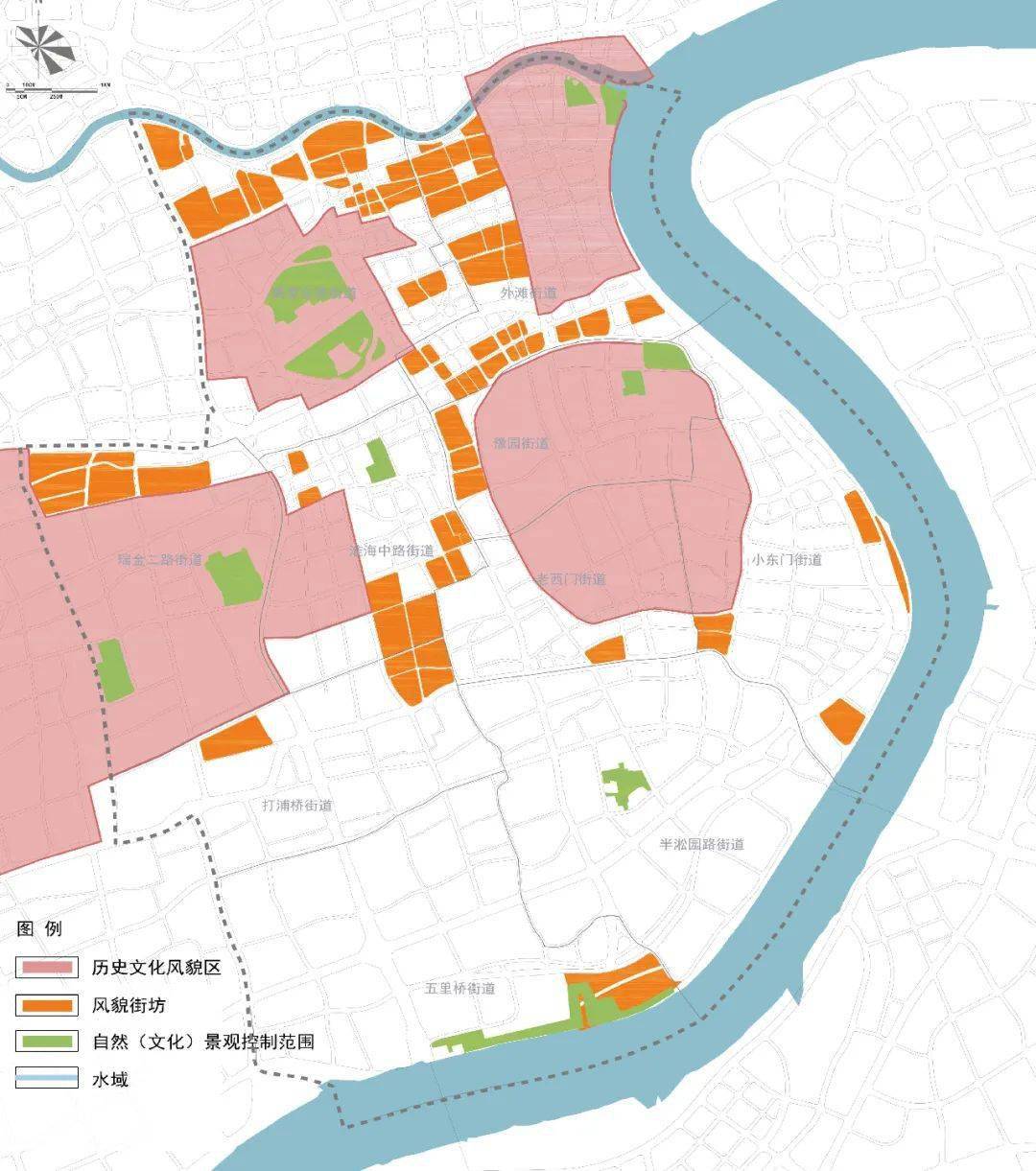 黄浦区单元规划草案今起公示将打造三带两轴四组团整体结构