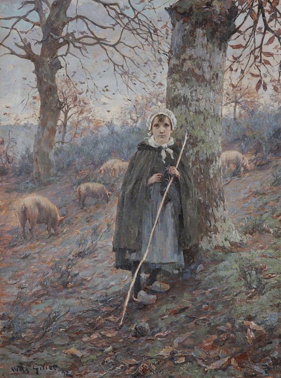 画作:《愿景》画家:努玛·弗朗索瓦·吉列(1868-1940