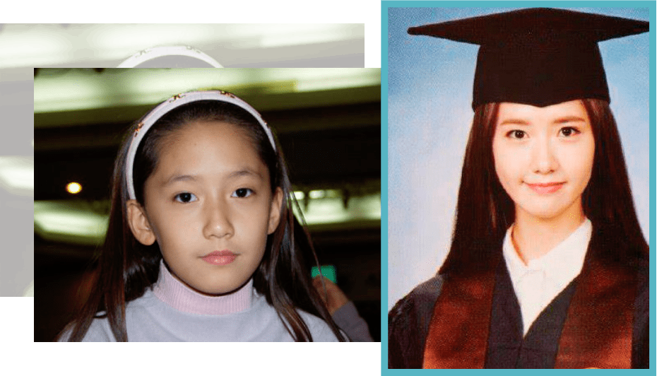 从童年照就可以看出林允儿从小就是美人坯子;好看的美女千篇一律,有趣