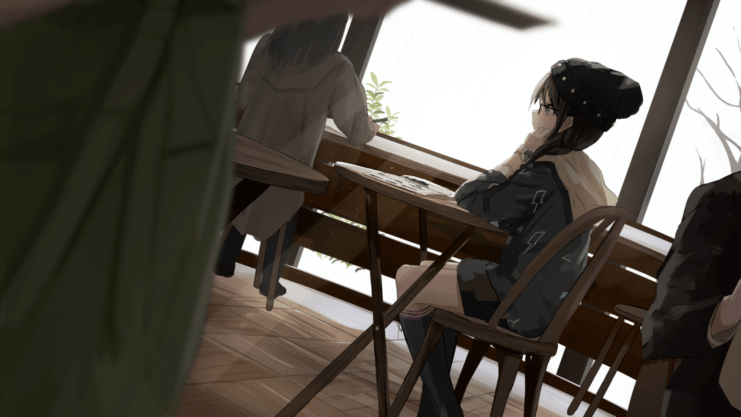 一周漫游壁纸对着屏幕傻笑的二次猿又增加了