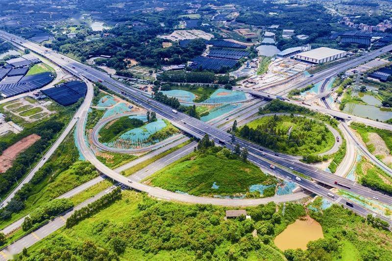 广台高速化龙互通最后4条匝道通车啦!广州到佛山最多节省30分钟