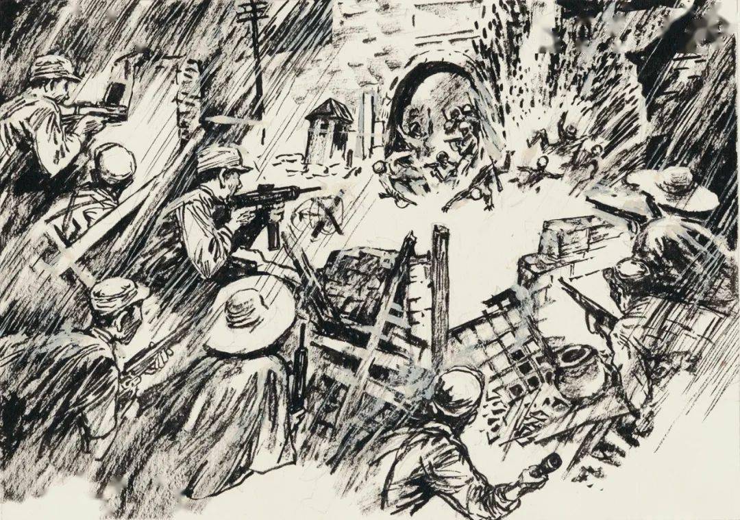 连环画连载人民的战士耿飚的戎马生涯二十一