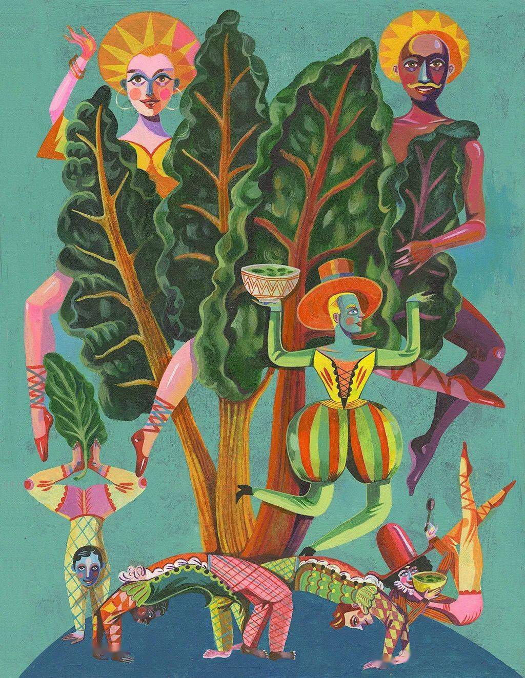 魔幻现实主义插画家奥拉夫·哈杰克加盟"无限展",邀您共赏神秘又热情