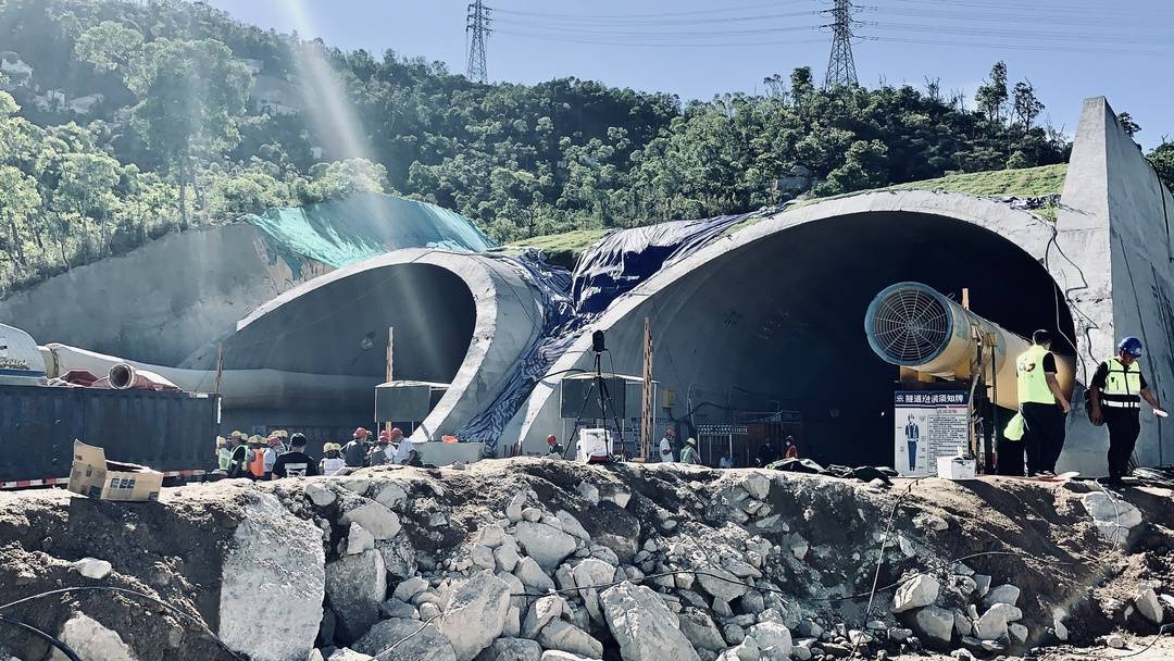 珠海石景山隧道设计图图片