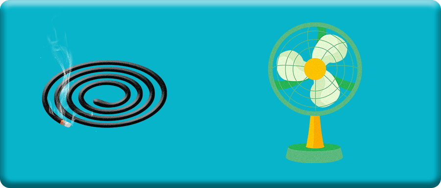 家里突然起火,男孩这波操作太机智!_蚊香