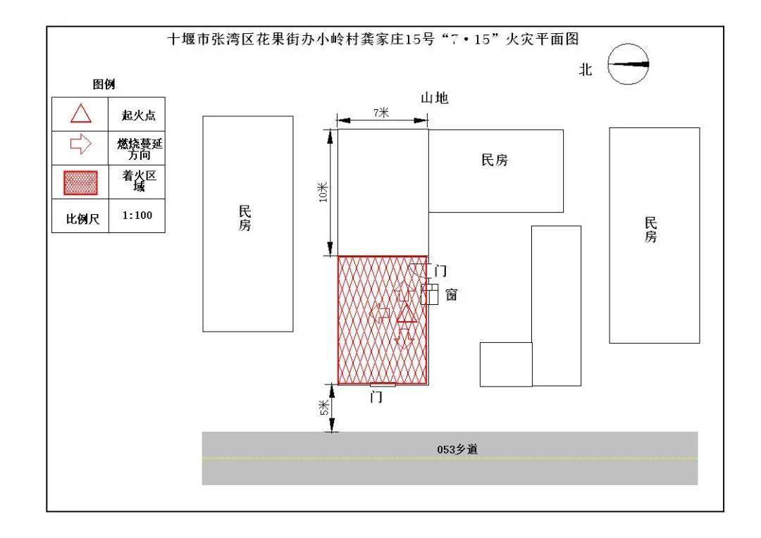 平面制图火灾案例复盘比赛期间各参赛队员密切配合充分发挥了火灾调查