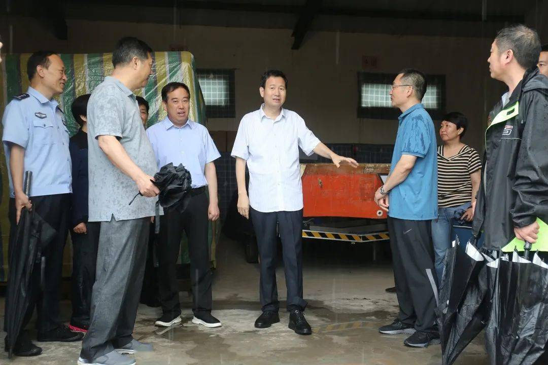 牛书军到博爱,温县督导防汛工作