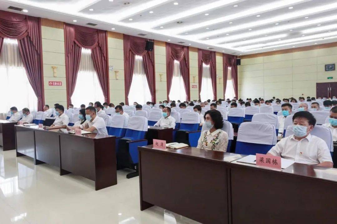 市委常委,宣传部长王明姝对全市党史学习教育工作做阶段性总结.