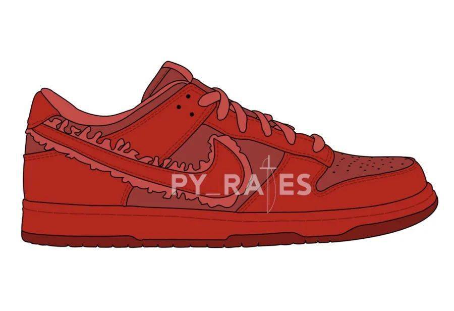 Low|全新「情人节」Dunk Low 释出！大红造型一言难尽...