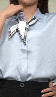 夏天|穿上瘦成纸片人的法式衬衫,优雅简约,舒适凉爽,限时送丝巾