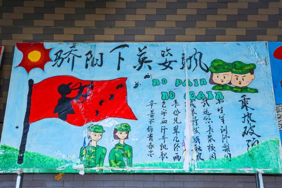 收藏军训展板来袭等你来戳