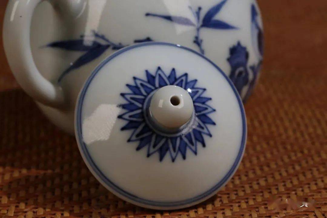 鉴赏| 二代竹泉 后手花鸟纹 急须_三浦