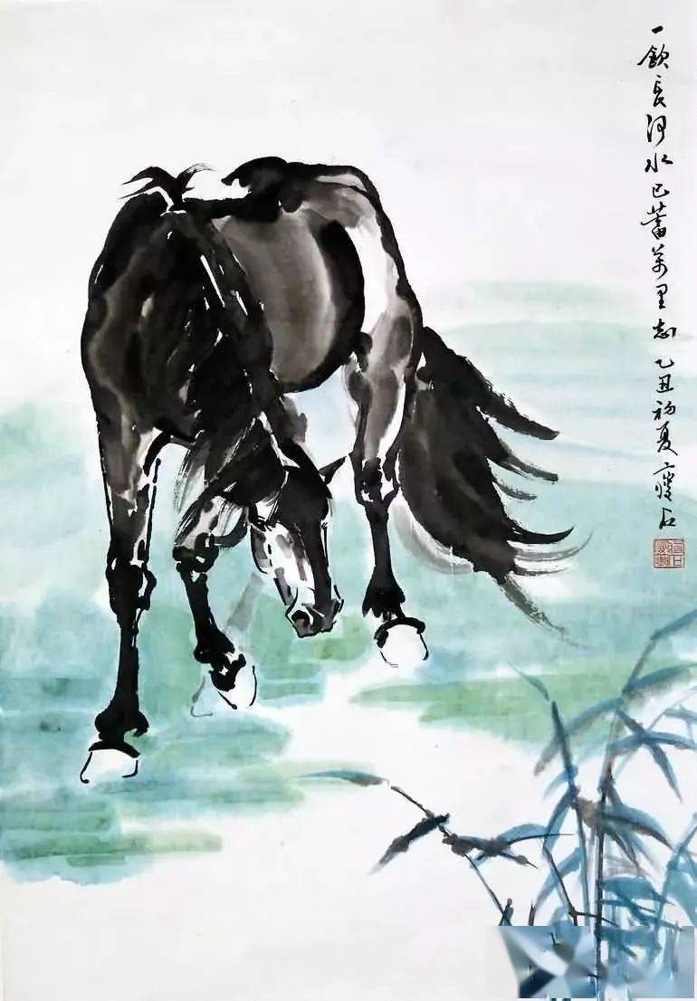 这马画得奔味十足