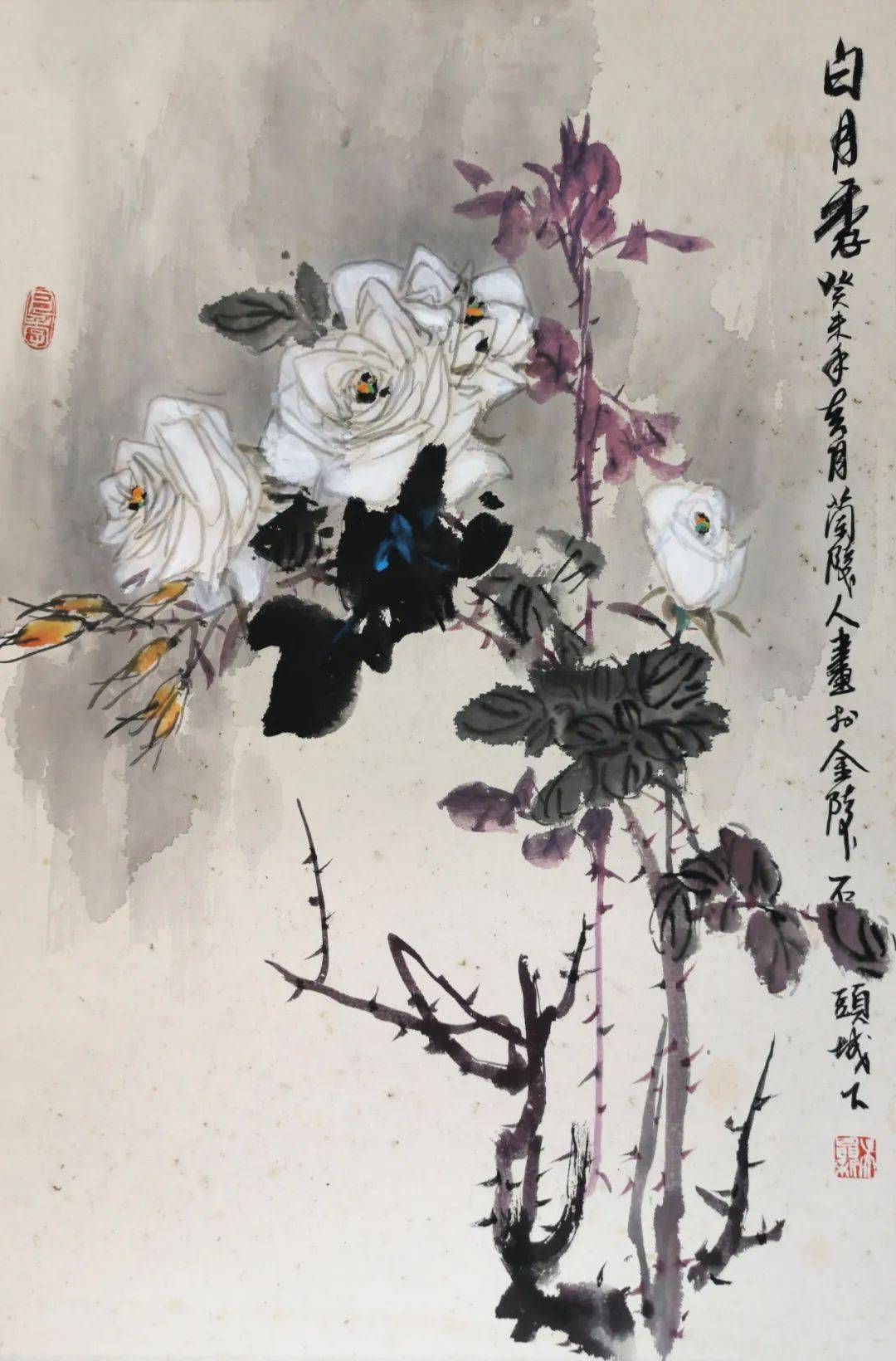 人物| 画出自己，让笔墨与造化同行——吴晶新花鸟画赏析_手机搜狐网