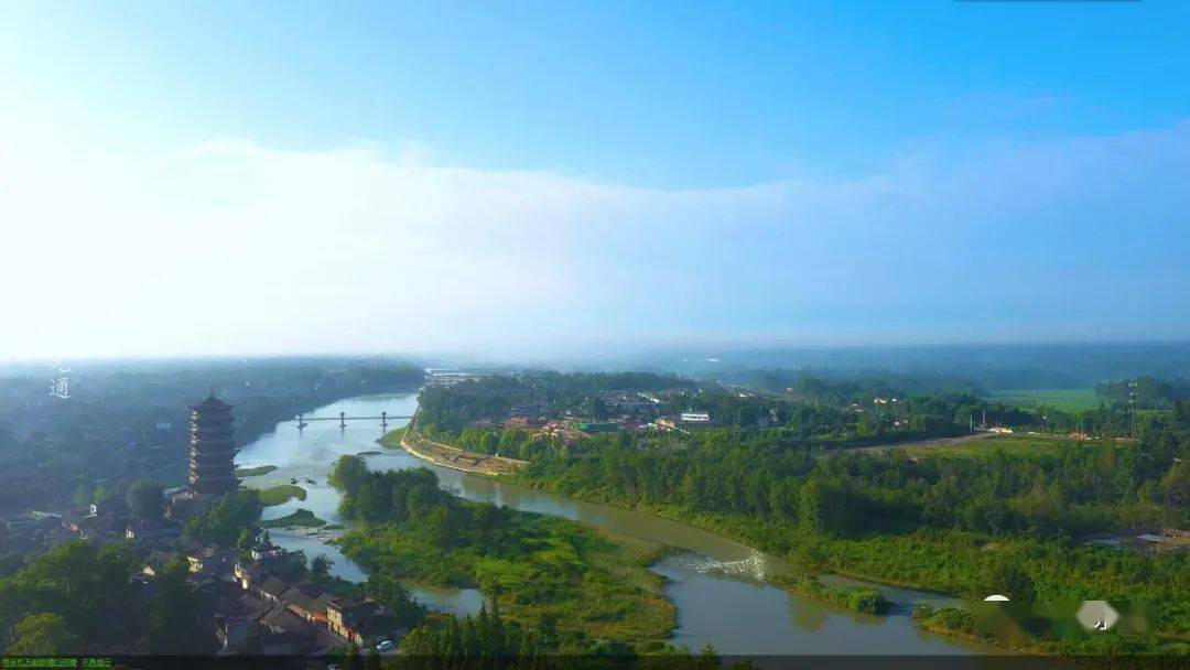 【航拍崇州】千年古镇 山水元通