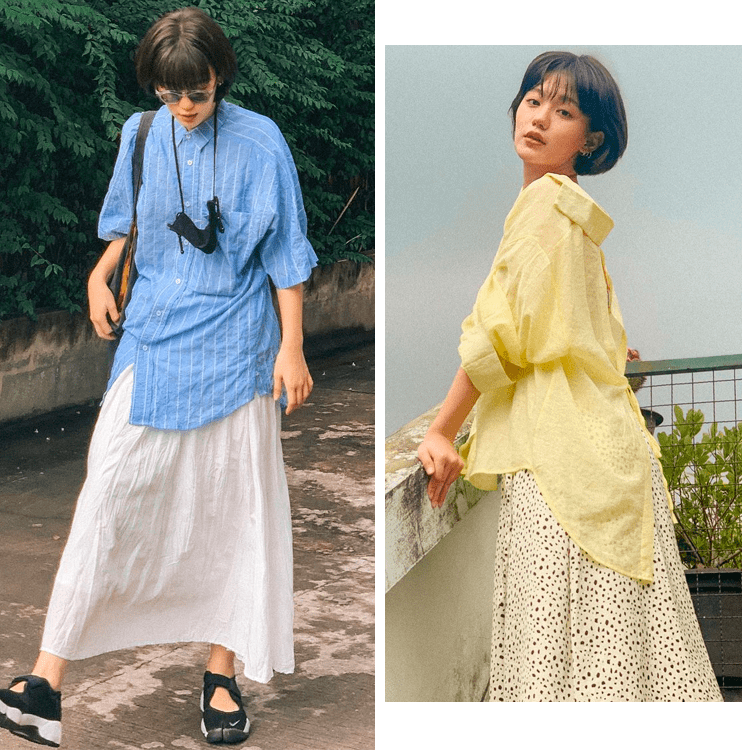 头巾|60套夏天穿衣参考!一键copy,也太适合懒人了吧!