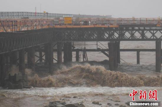 浙江|直击台风“烟花”在浙江平湖二次登陆