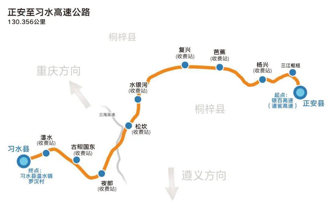 遵义交警带你实地探访遵义境内刚开通的两条新高速!