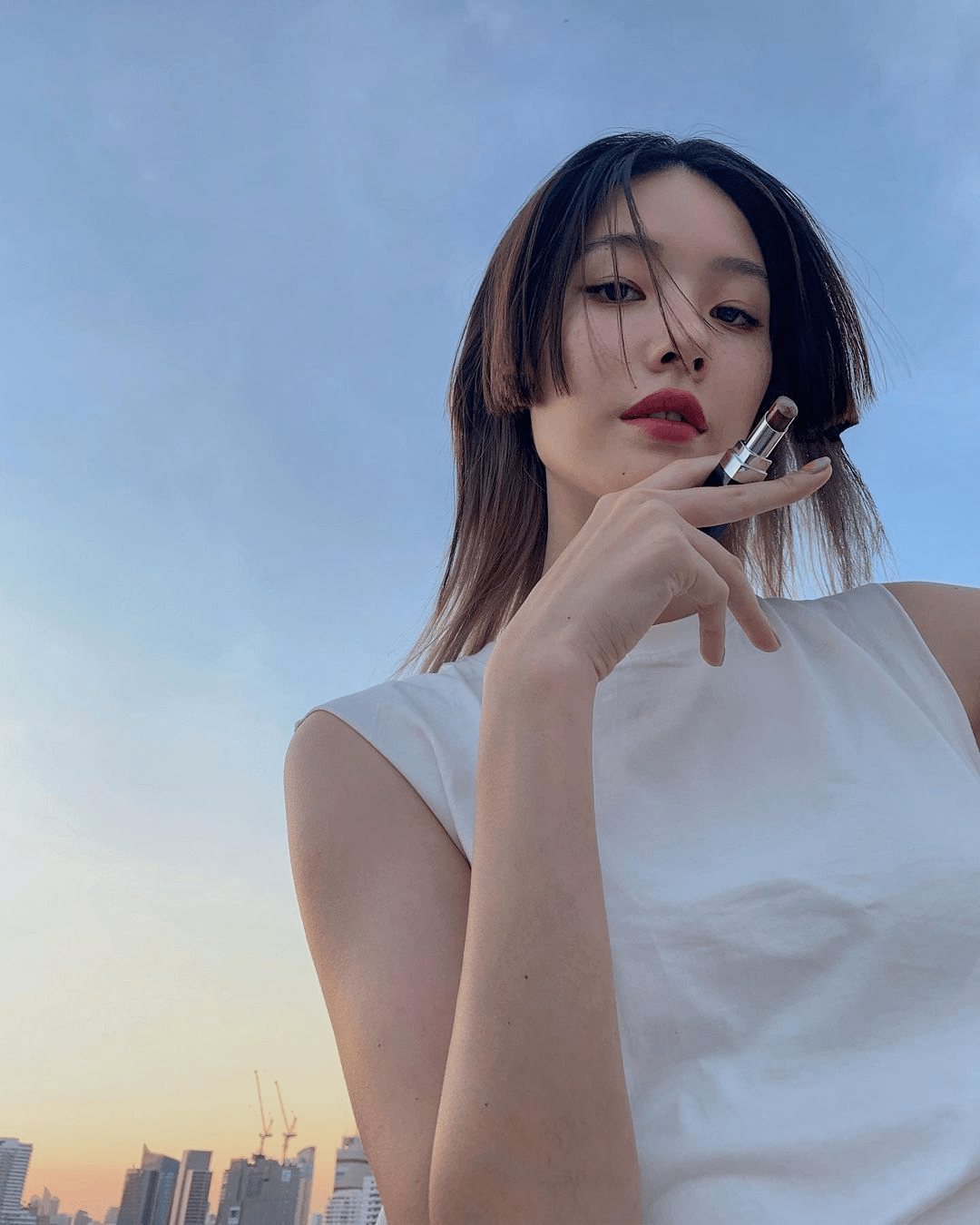 头巾|60套夏天穿衣参考！一键copy，也太适合懒人了吧！