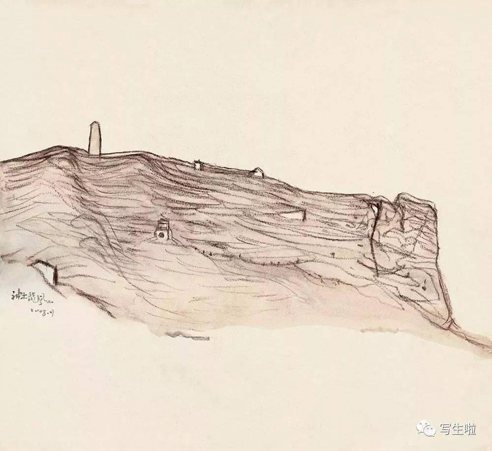 段正渠纸本风景作品丨艺术家是看他要画的东西而不是画他所看到的东西