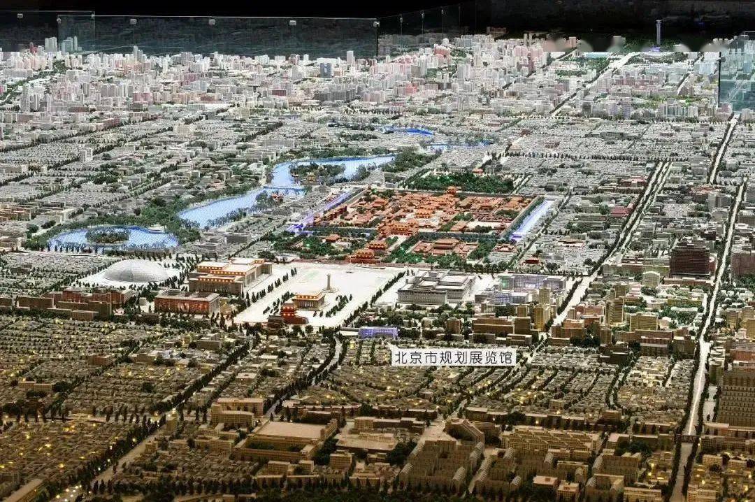 北京城市规划沙盘,是规划展览馆的一大亮点展品.